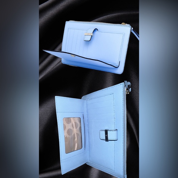 Kate Spade Light Blue Wristlet Wallet - Picture 7 of 7